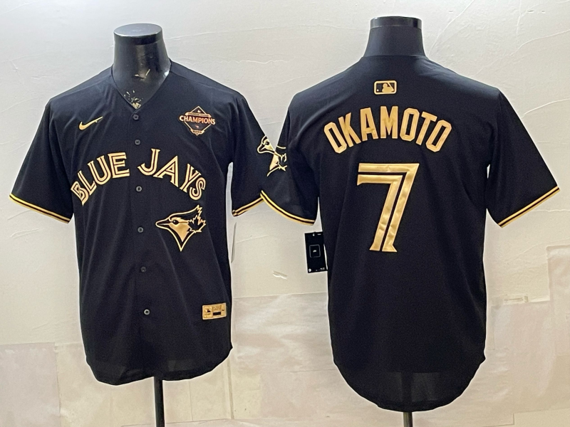 Men 2026 Toronto Blue Jays #7 Okamoto black Game Nike MLB Jersey 2603001